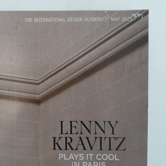 Architectural Digest Magazine May 2025 Lenny Kravitz Paris Rock Solid - Picture 2 of 2